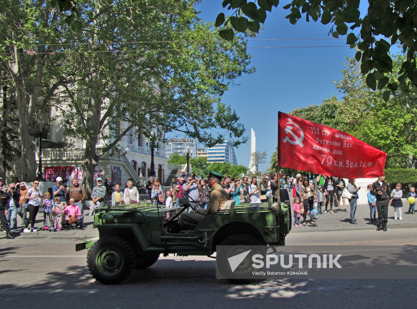 Final practice of Victory parade in Russian cities