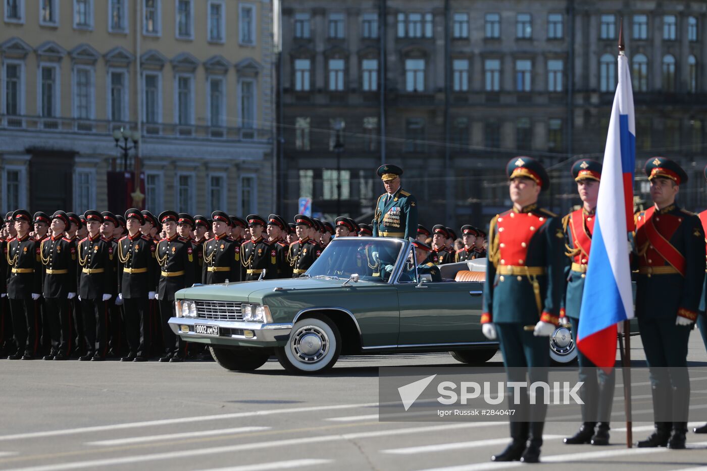 Final practice of Victory parade in Russian cities