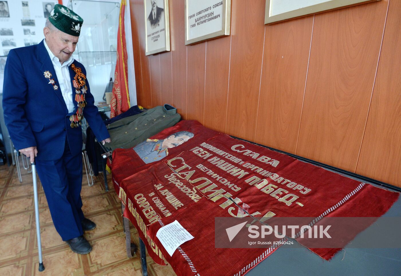 WWII veteran Suganat Yakupov of Chelyabinsk Region