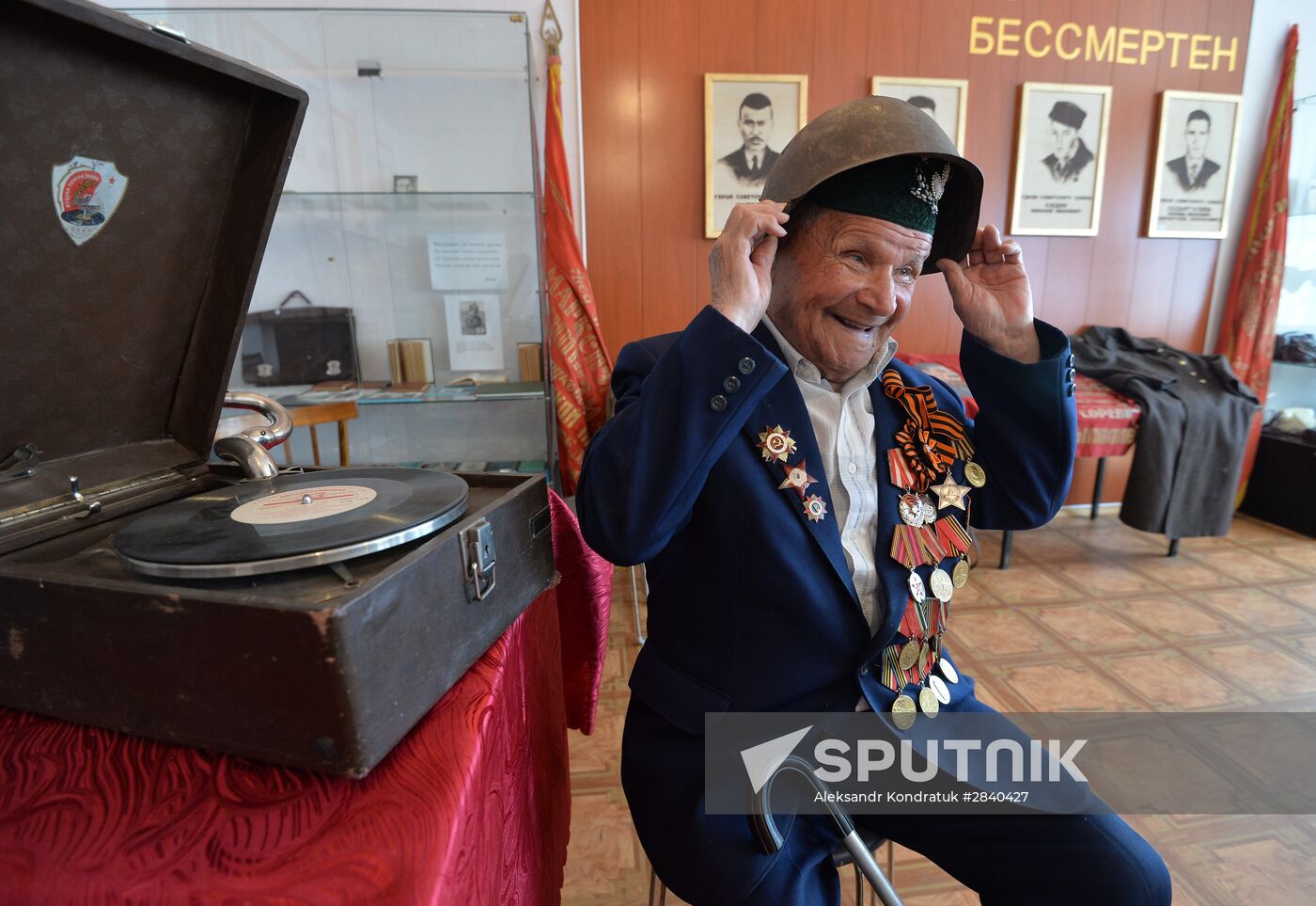 WWII veteran Suganat Yakupov of Chelyabinsk Region