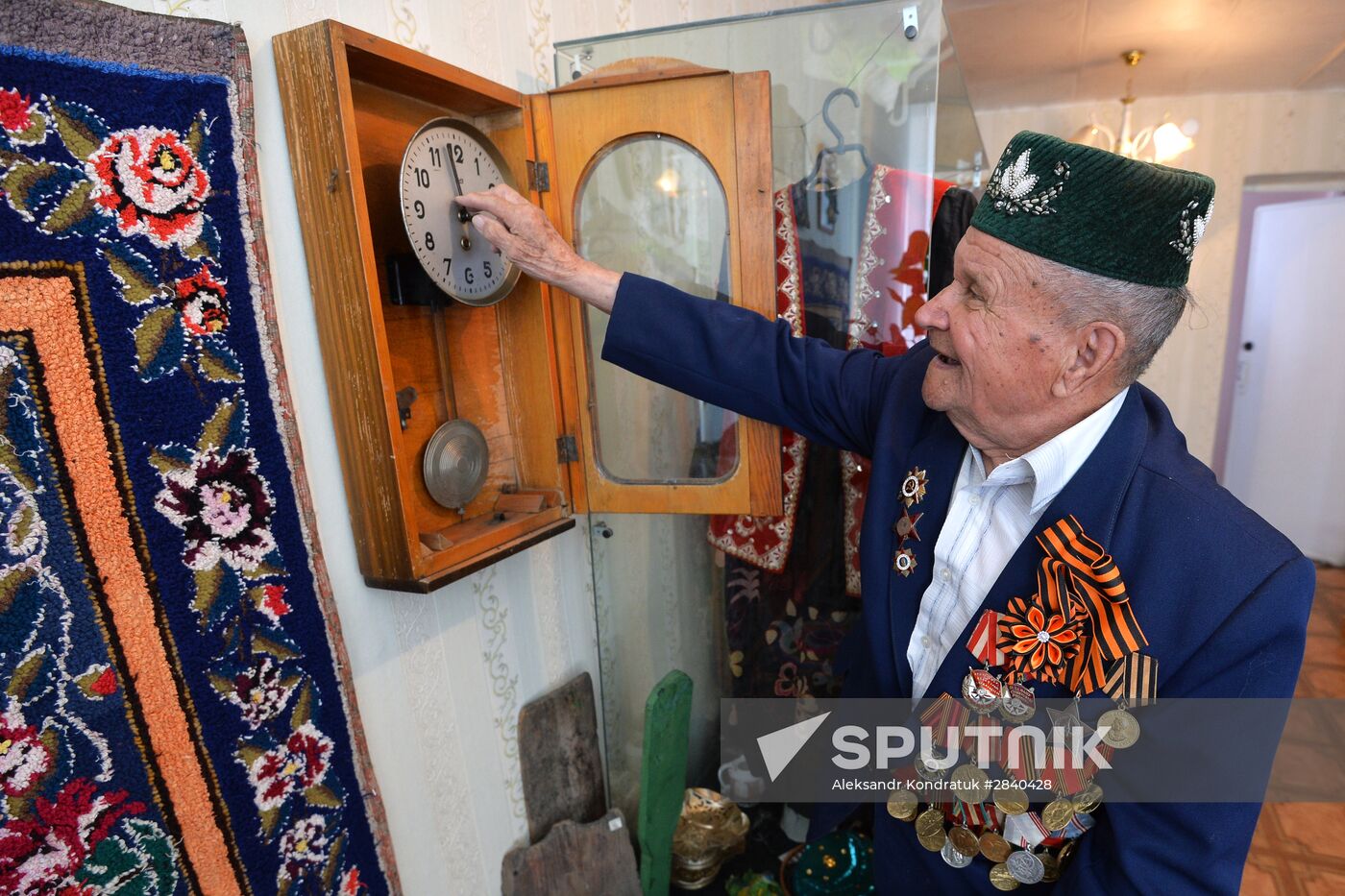 WWII veteran Suganat Yakupov of Chelyabinsk Region