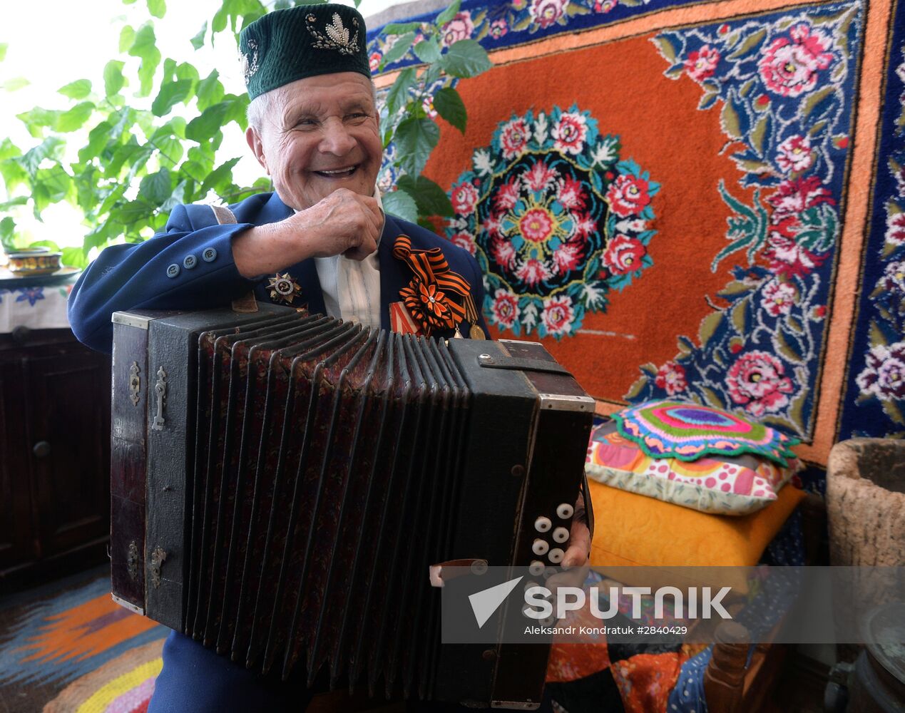 WWII veteran Suganat Yakupov of Chelyabinsk Region