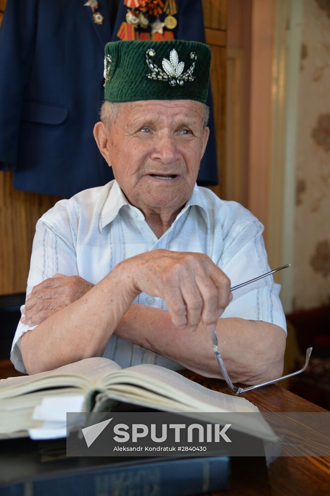 WWII veteran Suganat Yakupov of Chelyabinsk Region
