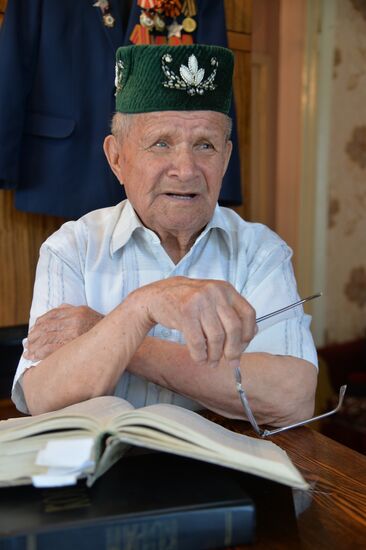 WWII veteran Suganat Yakupov of Chelyabinsk Region