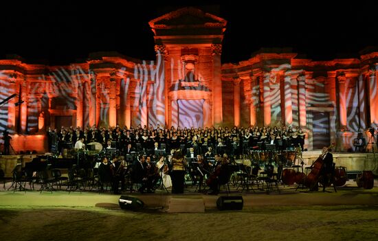 Concert in Palmyra in memoriam of Syria independence fighters