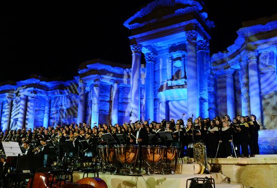 Concert in Palmyra in memoriam of Syria independence fighters