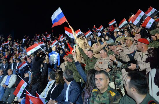 Concert in Palmyra in memoriam of Syria independence fighters
