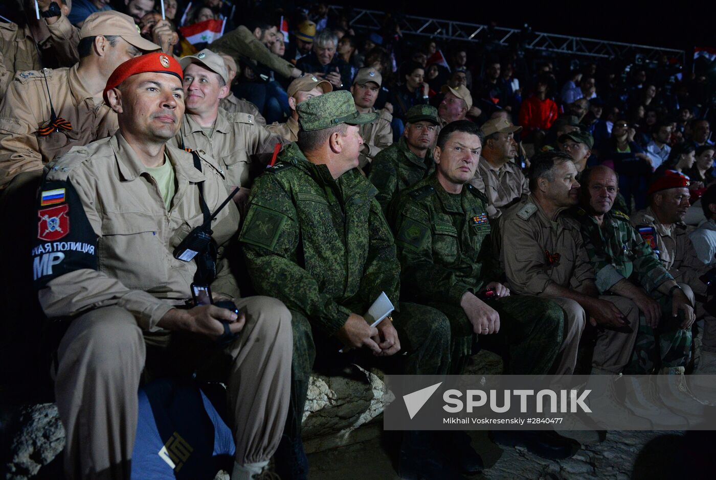 Concert in Palmyra in memoriam of Syria independence fighters