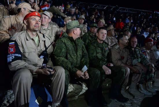 Concert in Palmyra in memoriam of Syria independence fighters