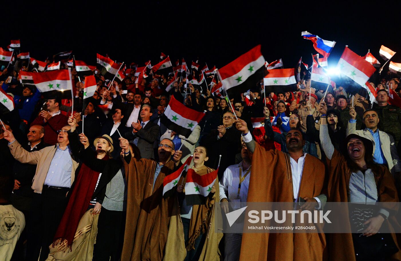Concert in Palmyra in memoriam of Syria independence fighters
