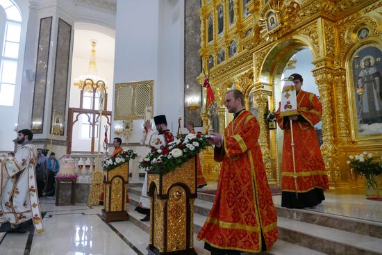 Church in honor of St. Peter and St. Fevronia of Murom unveiled in Donetsk