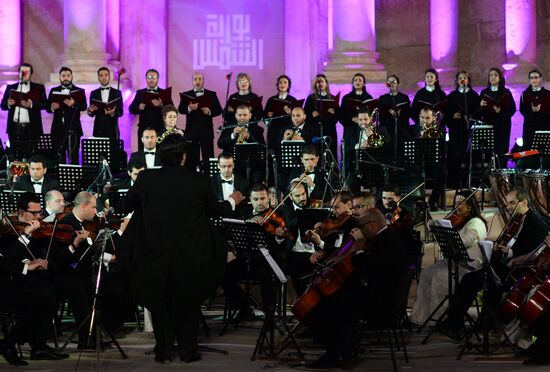 Concert in Palmyra in memoriam of Syria independence fighters