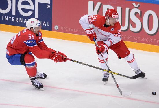 2016 IIHF World Ice Hockey Championship. Norway vs. Denmark