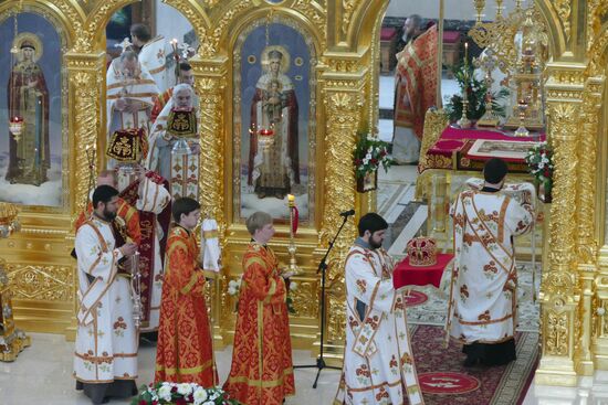 Church in honor of St. Peter and St. Fevronia of Murom unveiled in Donetsk