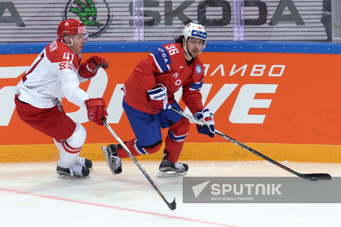 2016 IIHF World Ice Hockey Championship. Norway vs. Denmark