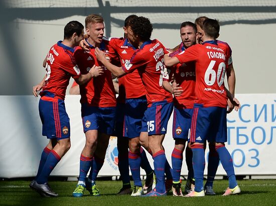 Football. Russian Premier League. CSKA vs. Terek