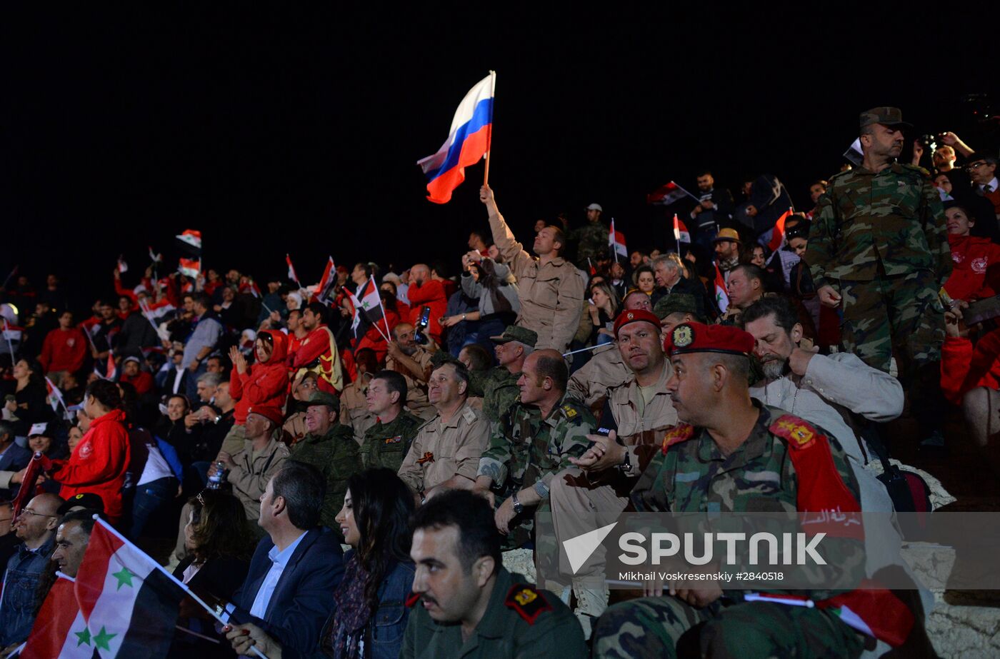 Concert in Palmyra in memoriam of Syria independence fighters