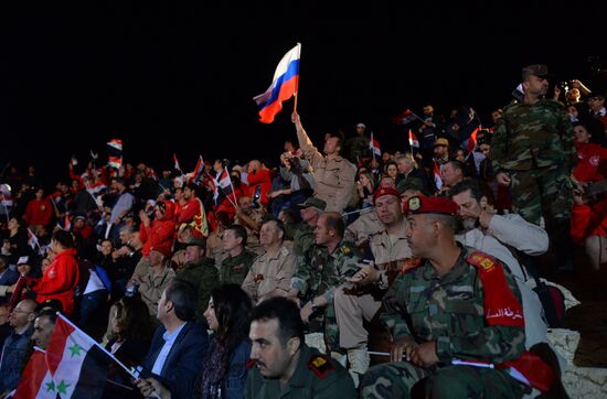 Concert in Palmyra in memoriam of Syria independence fighters