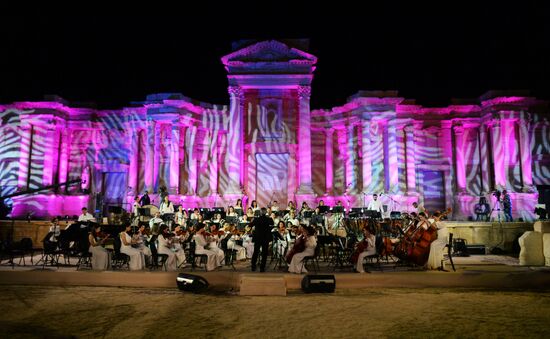 Concert in Palmyra in memoriam of Syria independence fighters