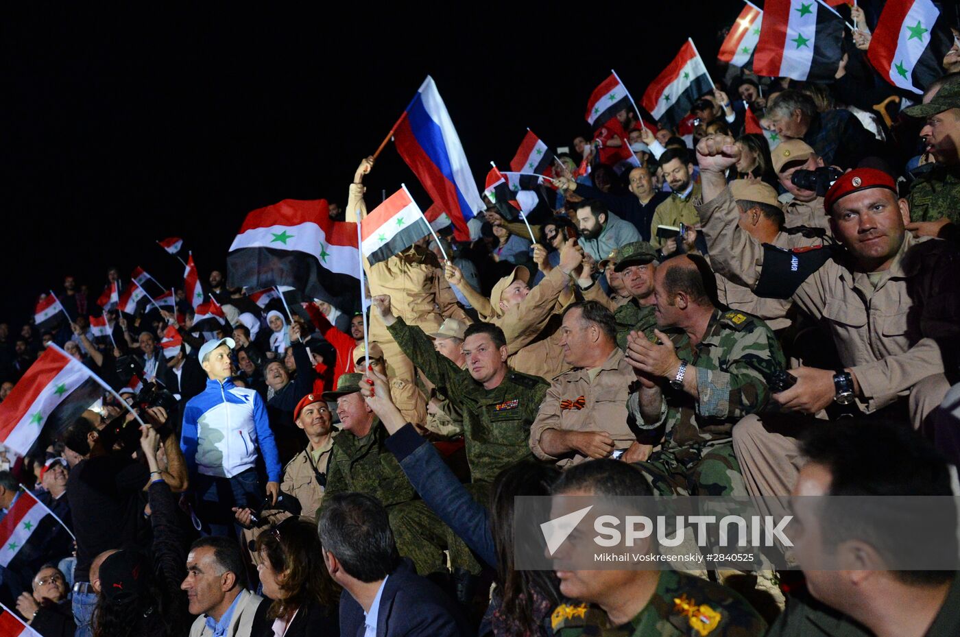 Concert in Palmyra in memoriam of Syria independence fighters