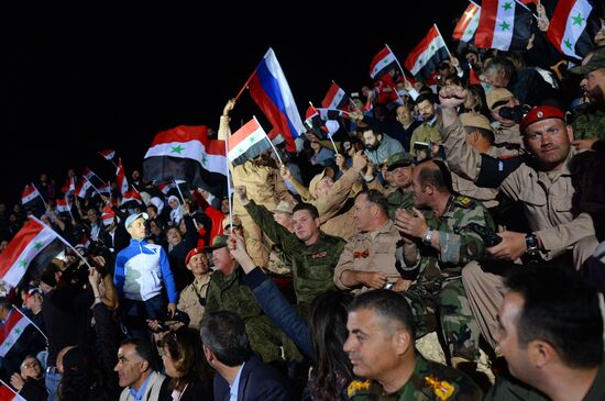 Concert in Palmyra in memoriam of Syria independence fighters