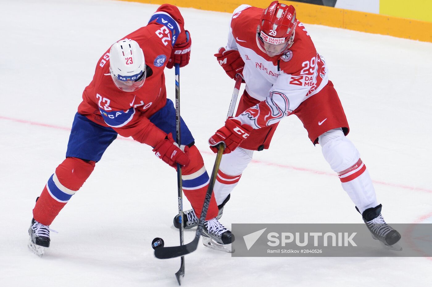 2016 IIHF World Ice Hockey Championship. Norway vs. Denmark