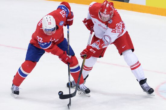 2016 IIHF World Ice Hockey Championship. Norway vs. Denmark