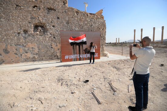 Concert in Palmyra in memoriam of Syria independence fighters
