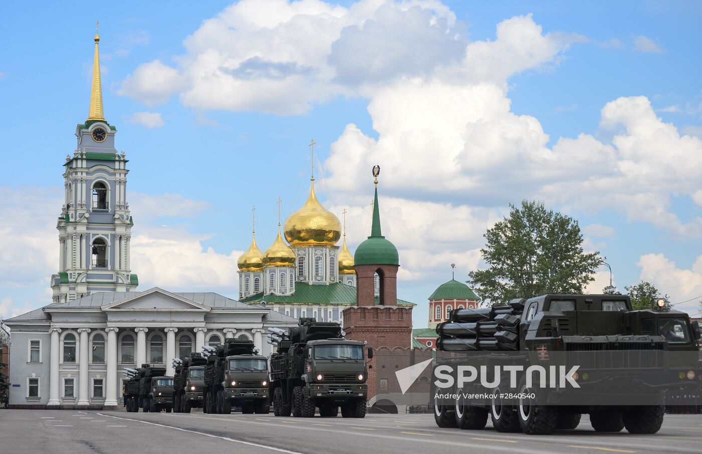 Final practice of Victory parade in Russian cities