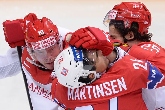 2016 IIHF World Ice Hockey Championship. Norway vs. Denmark