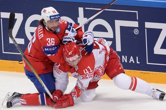 2016 IIHF World Ice Hockey Championship. Norway vs. Denmark