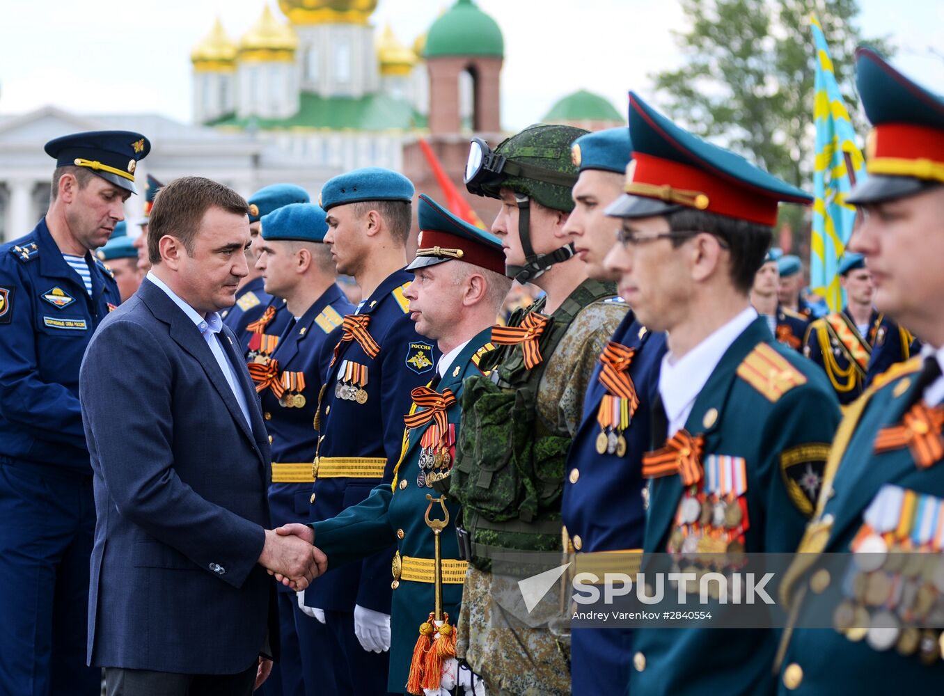 Final practice of Victory parade in Russian cities