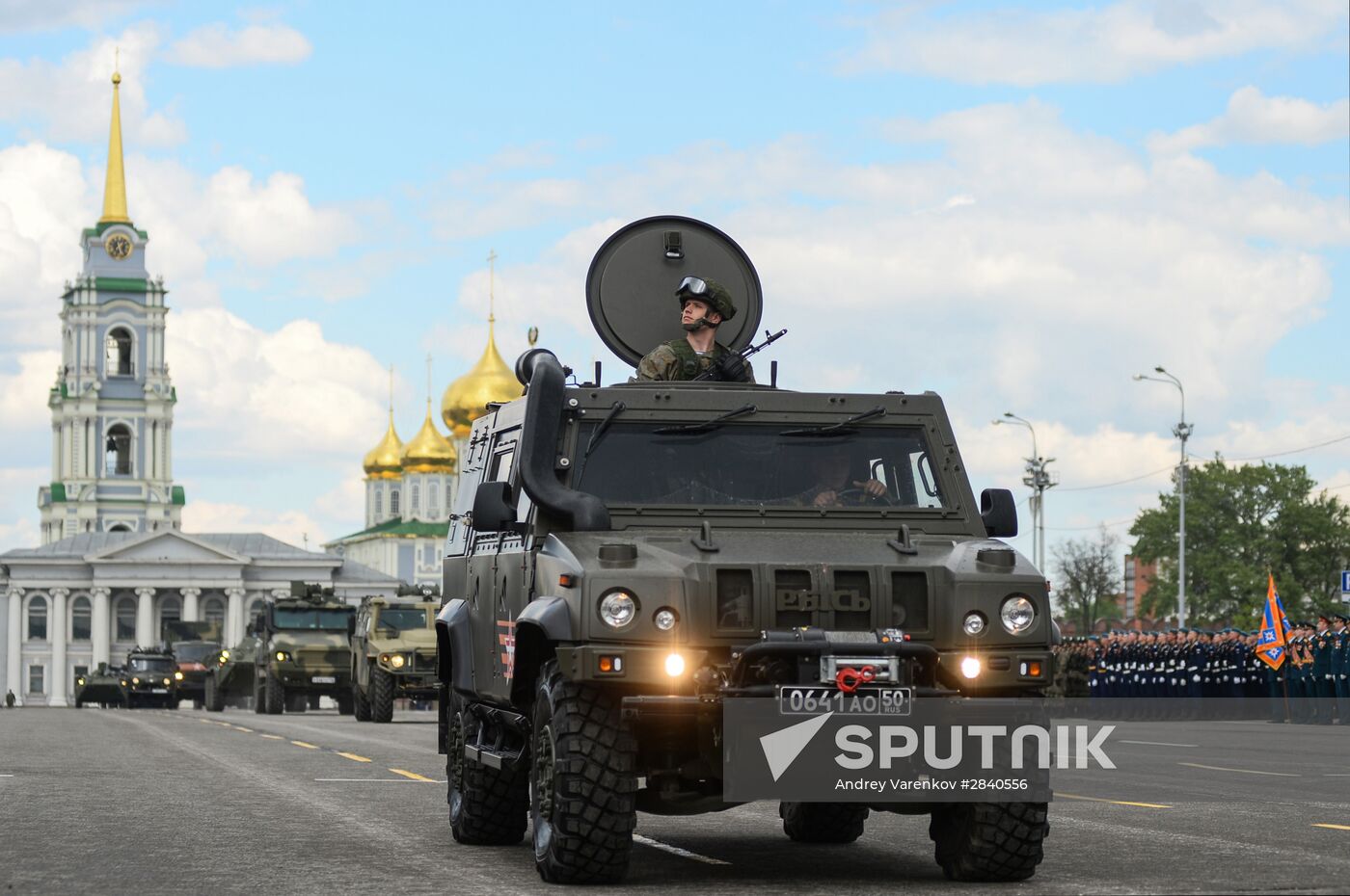 Final practice of Victory parade in Russian cities