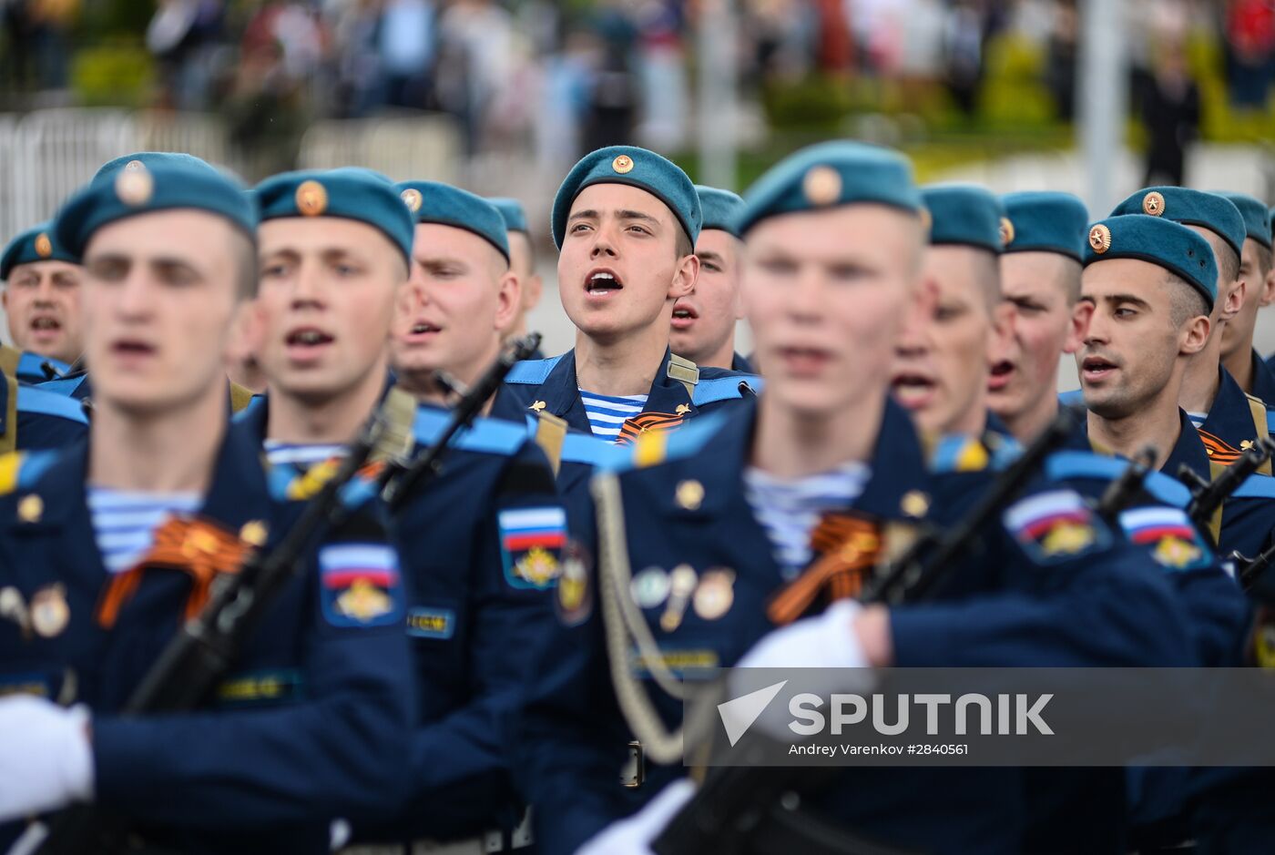 Final practice of Victory parade in Russian cities