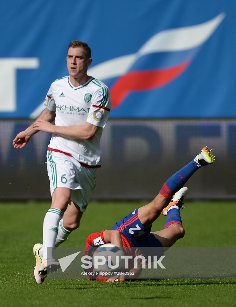 Football. Russian Premier League. CSKA vs. Terek