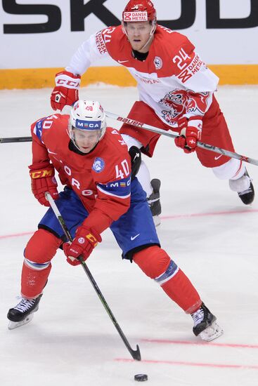2016 IIHF World Ice Hockey Championship. Norway vs. Denmark