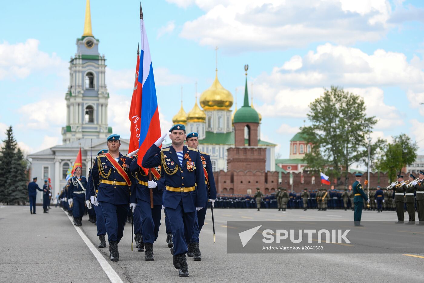 Final practice of Victory parade in Russian cities