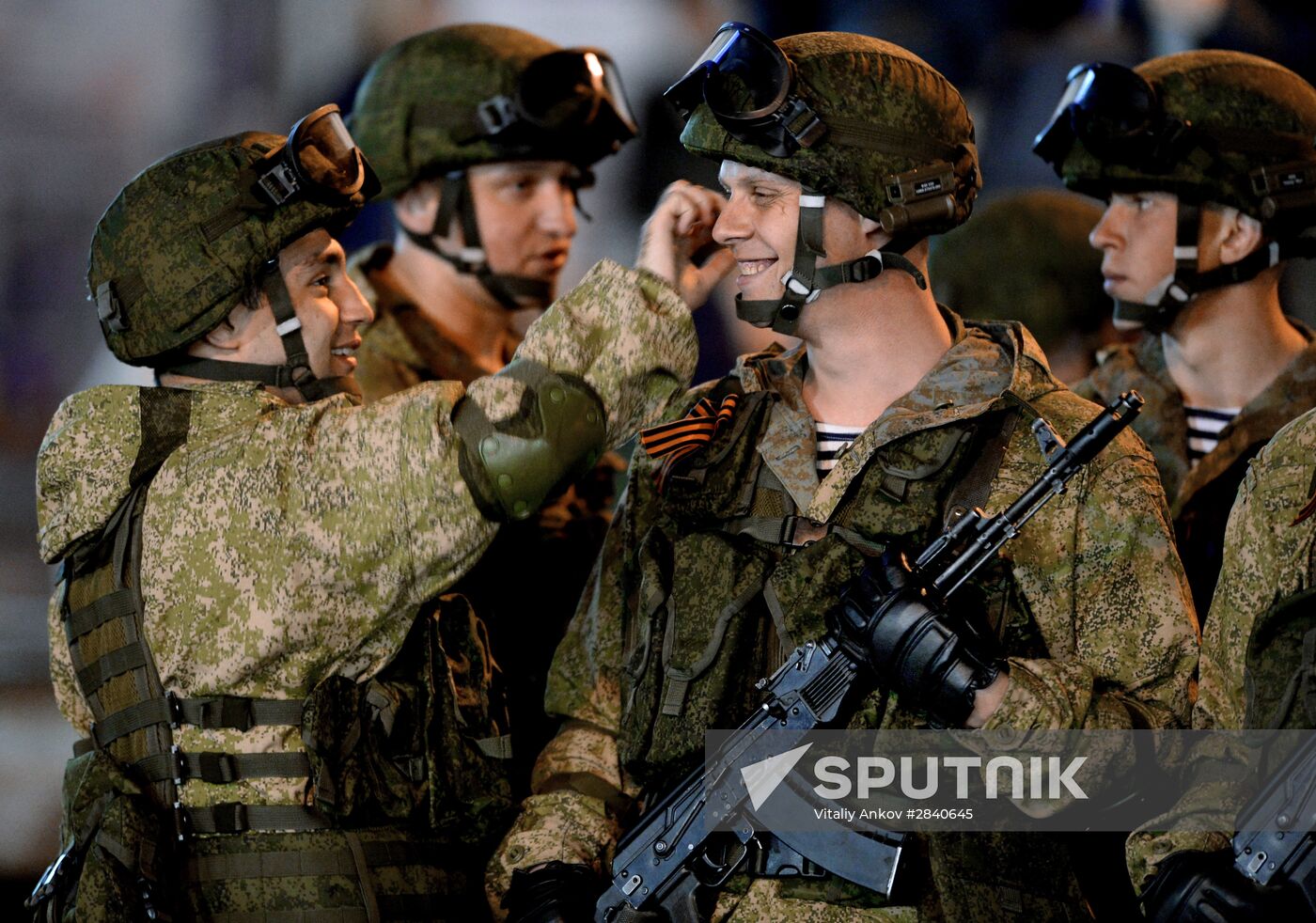 Final practice of Victory parade in Russian cities