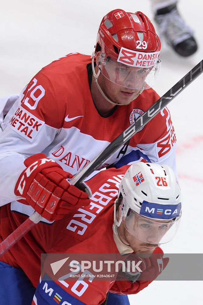2016 IIHF World Ice Hockey Championship. Norway vs. Denmark