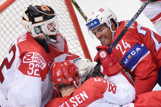 2016 IIHF World Ice Hockey Championship. Norway vs. Denmark