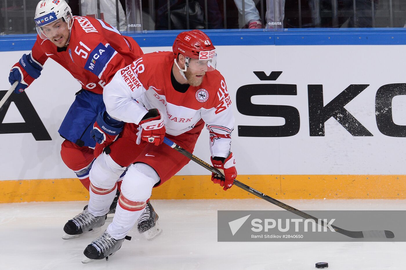 2016 IIHF World Ice Hockey Championship. Norway vs. Denmark