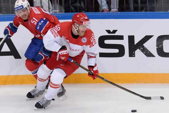 2016 IIHF World Ice Hockey Championship. Norway vs. Denmark