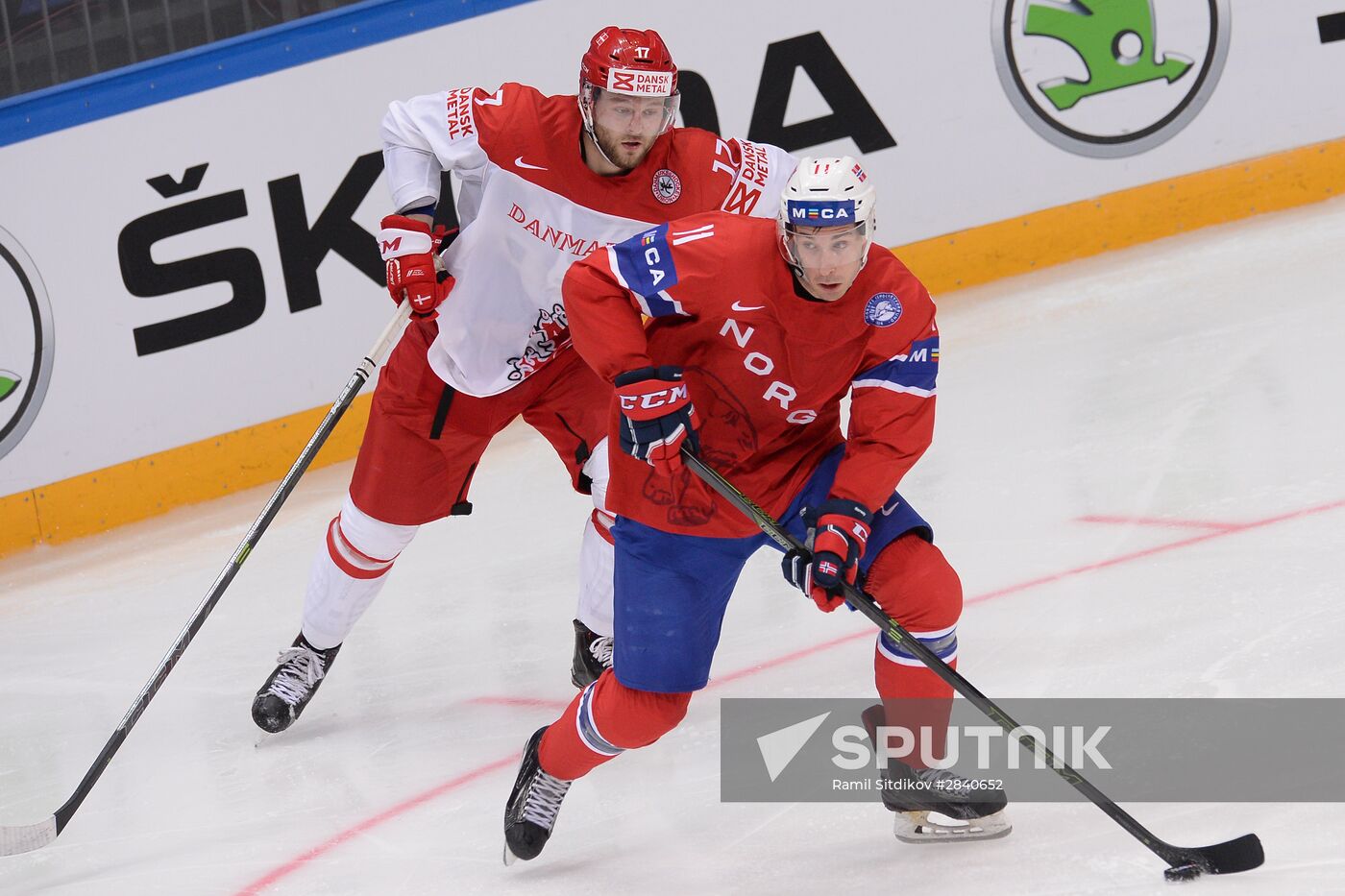 2016 IIHF World Ice Hockey Championship. Norway vs. Denmark