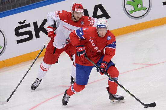 2016 IIHF World Ice Hockey Championship. Norway vs. Denmark