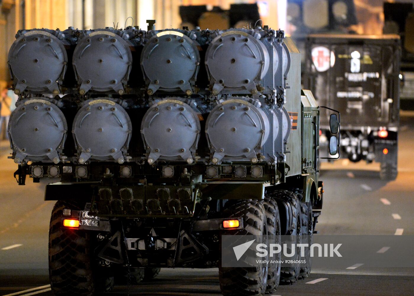 Final practice of Victory parade in Russian cities