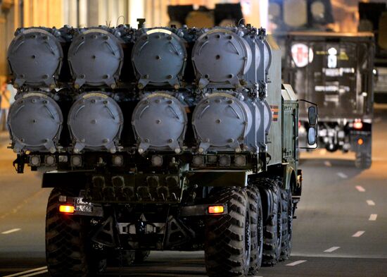 Final practice of Victory parade in Russian cities