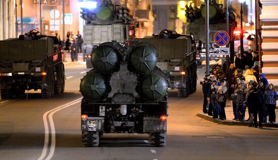 Final practice of Victory parade in Russian cities