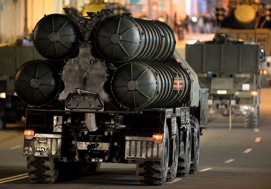 Final practice of Victory Day parade in Russian cities