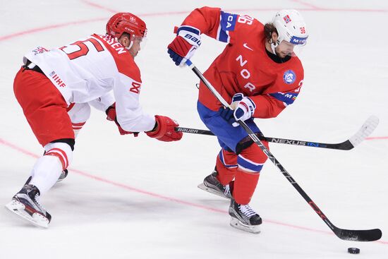 2016 IIHF World Ice Hockey Championship. Norway vs. Denmark