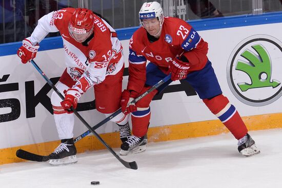2016 IIHF World Ice Hockey Championship. Norway vs. Denmark